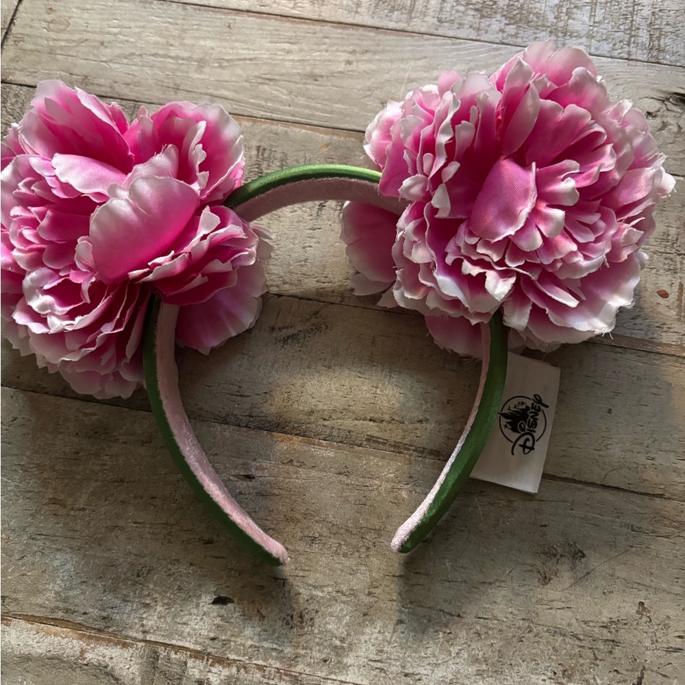 Disney Pink and Green Floral Hair Accessory